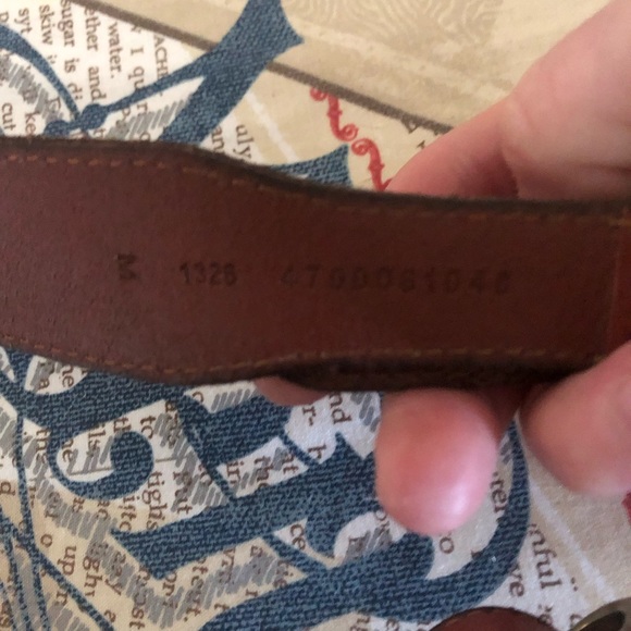 Lauren Ralph Lauren  brown equestrian belt - Picture 5 of 8